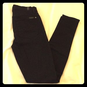 7 For All Mankind black jean “The Skinny”